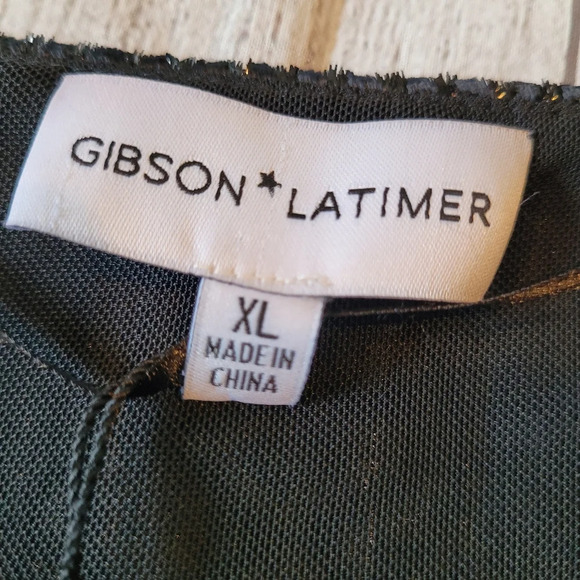 Gibson Latimer Black •Size XL• Event Holiday Black Flattering Top •New w/Tag• - Picture 3 of 9